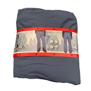 Roxy Women's Medium Blue Snowboarding Ski Snow Pants Size M 8-10 Brand New *T10